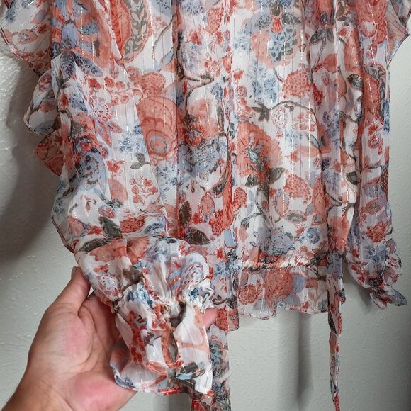 Walter Baker Floral blouse size M - Picture 5 of 6